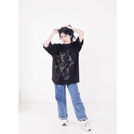 FANATICO T-REX GAME Oversize Tee | Oversize Tshirt FANA146 20S Black