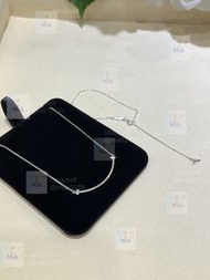 ⭐TIFFANY & CO. 蒂芙尼 T 系列 笑臉 18K金 項鍊 女款 白金色