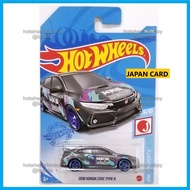 Hot Wheels 2018 Honda Civic Type R HW 2021 J-Imports 6/10 Metalflake Dark Grey FK8 JDM HKS 2017 Fifth Generation Civic 5-door Hatchback kereta honda civic type r  hotwheels murah hotwheel diecast hot wheels toys cars for boys kereta mainan budak lelaki