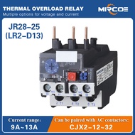 JR28เครื่องวัดพิกัด (LR2-D) สำหรับ CJX2คอนแทค AC (LC1-D) LR2-D13 (1-1.6A) (2.5-4A) (4-6A) (7-10A) (9