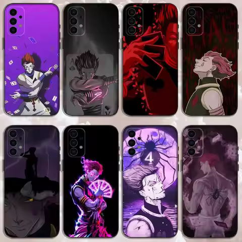 Anime H-Hisoka M-Morow Phone Case For Samsung Galaxy A13,A21s,A22,A31,A32,A52,A53,A71,A80,Soft Black