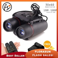 EcoSport 30x60 Outdoor Binocular Folding Telescope Day Night Vision Black