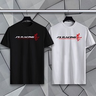 Baju T-Shirt JDM JS Racing Motorsport Racing 100% Cotton Unisex Streetwear Men Clothing Team Uniform