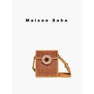 MaisonSaha Florence Light Luxury Original Crossbody Brown Winter Bag Female Niche Designer Bag