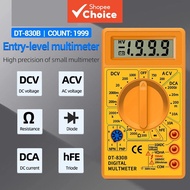 DT830B,, Multimeter Mini Rumah DT830B Jangkauan Automatik Meter Multimeter Tangan Alat Penyelenggara