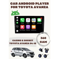 Android Player Package Promotion For TOYOTA AVANZA 04-18 With 360 Camera