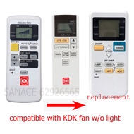 KDK Fan Remote Replacement --compatible with KDK fan w/o light