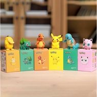 XUNNIAN | ของสะสม Pikachu Squirtle Psyduck Bulbasaur ตุ๊กตาประดับรถ