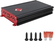 Car Amplifier, P6 4 Channel Bridgeable Car Stereo Amplifier 12V Car Audio Power Amp for 2 Ohm and 4 