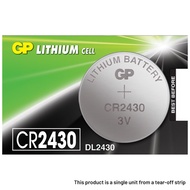 ORIGINAL GP Lithium Battery 3V CR2430 CR 2430 Coin Button Battery