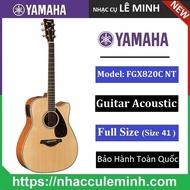 Genuine Yamaha Electric FGX820C Natural Guitar