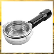(HARB) 58mm Bottomless Portafilter 2 Ear Espresso Portafilter with Filter Basket Replacement Parts A