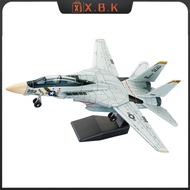 X.B.K 1:72 Scale F-14 Tomcat Fighter Jet Model - White &  ABS Plastic Aircraft With Detailed Design,