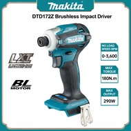 Makita DTD172 Cordless Impact Driver 18V Li-ion LXT Brushless Electric Drill Power Tools