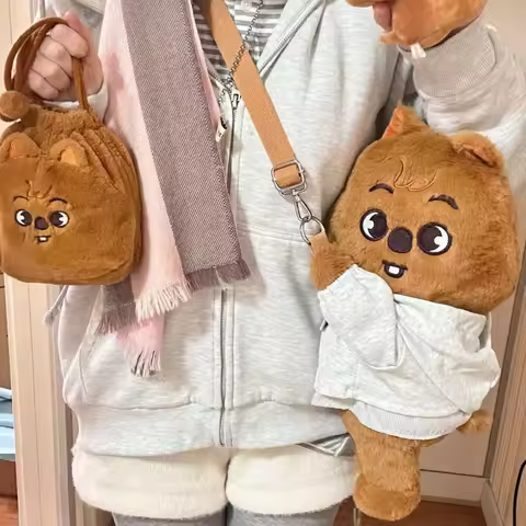 SKZOO Stray Kids Plush Bag Crossbody Bag skzoo Soft and Cute Crossbody Bag Children Adult Fan Birthd