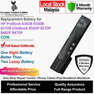 HP Laptop Battery CC06 5200mAh for HP ProBook 6360B 6560B 6570B EliteBook 8560P 8570P 8460P 8470P