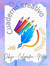 Cuaderno creativo con puntos. Dibujo-Caligrafía-Notas: Libreta A4 tapa dura punteada para diseños cr