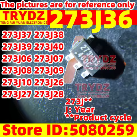 100-5pcs New 273J** 273J10~52 273J36 273J37 273J38 273J39 273J40 273J06 273J07 273J08 273J09 273J10 