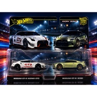 Hot Wheels Premium - Nissan GTR Nismo GT3 + Nissan GTR (R35)
