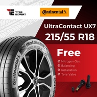 215/55R18 CONTINENTAL Ultra Contact UX7 (With Delivery/Installation) tyre tayar