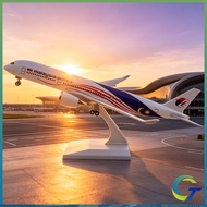 30cm Malaysia Airlines A350 Resin Solid Plane Model Desktop Ornament Aviation Collectible Birthday G