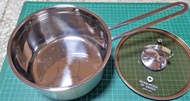 *瑞士 MONCROSS 304不鏽鋼琥珀奶鍋組 16cm 附蓋 鍋子 燉鍋 平底鍋 快鍋