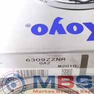 BEARING 6309 ZZ NR KOYO BRAND ORIGINAL JAPAN 6309 ZZNR 6309ZZNR