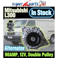 Alternator Assembly for MITSUBISHI L300 4D56 Engine 90AMP 12v Double Pulley with Vacuum