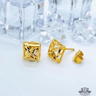 Fancy Jewellery Emas 916 Subang Bunga Fesyen Emas 916 tulen Bajet Emas 916