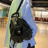 PRADA Tessuto Backpack 軍綠色尼龍背包 日本中古vintage