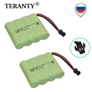4.8v 4200mah NiMH Battery AA With SM Plug For Rc toys Cars Tanks Robots Boats Guns 4.8v Rechargeable Battery 4* AA Batte
