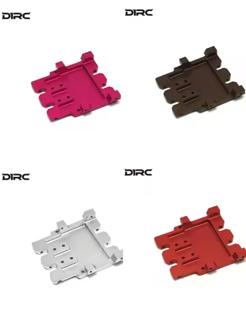 Aluminum Alloy Pipe Frame Gearbox Bottom Plate for 1/10 RC Crawler Car D1RC VP H10 Titanium Alloy Pi