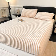 Milk Velvet Fleece Bedsheet Blanket and Pillowcase Soft and Fluffy No Lukot No Gusot