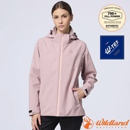[WildLand] Women's Warm Splash-Proof Two-Piece Hooded Down Jacket 700FP Windbreaker Coat 0B32917