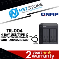 QNAP TR-004 4-BAY USB TYPE-C DIRECT ATTACHED STORAGE WITH HARDWARE RAID