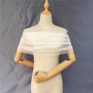 Shawl Bridal Wedding Tulle Bolero Evening Dress Cover Shoulder