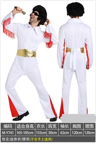 Cosplay Clothing Men King Rock And Roll Elvis Presley Costume