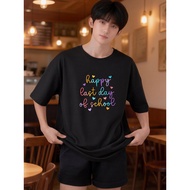 2X011 [AIYOU] Lelaki Baju T Shirt Men Tshirt   Tops Mens Plus Size T-shirts Clothes Korean Style Cro