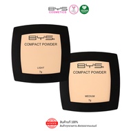 BYS Cosmetics Compact Powder 7 g. Pressed Smooth Fine Light Texture Control Excess Oil.