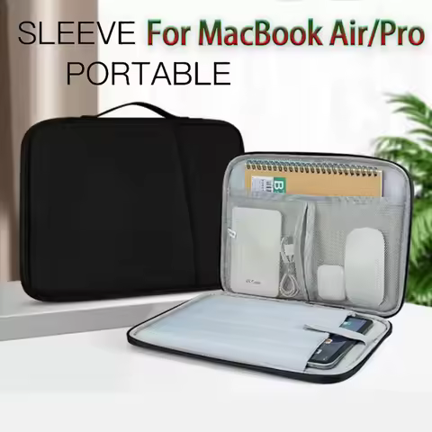 Laptop Sleeve Bag with for MacBook Air13 15 inch Notebook MacBook Pro13 14 16 inch M1 M2 M3 M4 Water