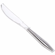 【WUCHT】7" Clear Disposable Plastic Knife / Takeaway Plastic Knife 50s x 10 pkts (500pcs)