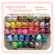 KATUN Cotton rope 3mm 100 gr Cotton Macrame rope big ply butterfly Premium Macrame Cotton rope rope 
