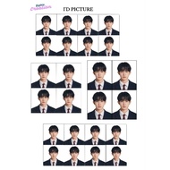 ID Picture Photo Print Customized ID Pictures 1x1,2x2,Passport Size High Quality Photo