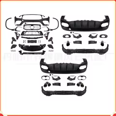 Suitable for Mercedes-Benz GLB X247 Modified GLB35 AMG Front Bumper Assembly GLB45 Rear Lip Tail Pip