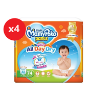 ยกลังห่อใหญ่ 4ห่อ มามี่โพโค ส้มห่อใหญ่ MamyPoko pants happy day&night