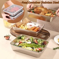 Stainless Steel Food Container Stainless Steel Vegetable Container Food Box Stainless Steel 304 Food