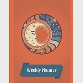 Moon and Stars Weekly Planner: 2020 Year Day Planner Calendar- Passion/Goal Organizer - Dated Agenda Book - Weekly Planner