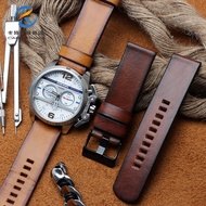 Vintage Genuine Leather Strap Men Suitable for Diesel Diesel DZ4318 DZ7395 DZ4471 Series Wristband 2
