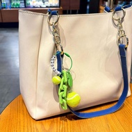 FENGHA Badminton Keychain, PVC Leather Heart Funny Tennis Ornament, Trendy Creative|Color Italy Styl