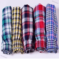 IRUZ2KSHOP Men Loose Leisure Comfortable Breathable Plaid Shorts